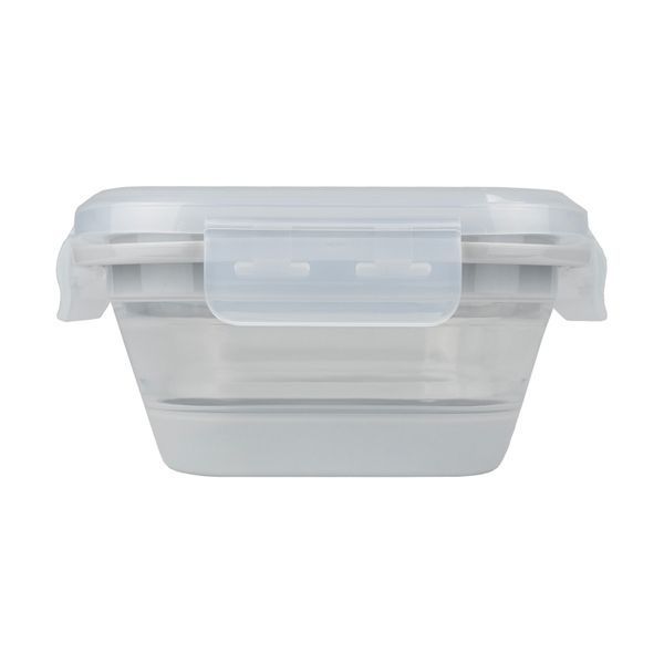 Контейнер Tribe Collapsible Container 500 мл силиконовый T-FF-0027, grey T-FF-0027-grey фото