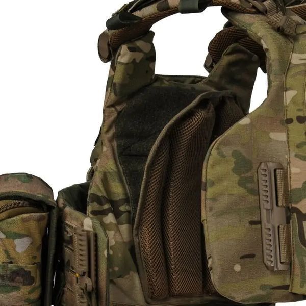 Плитоноска Warmor Gen.6 PRO MAX. Мультикам. Максимальний набір підсумків (00000003404) 4807 фото