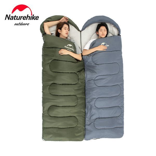 Спальный мешок Naturehike Y150L NH21MSD08, правый, темно-зеленый 6975641888765 фото