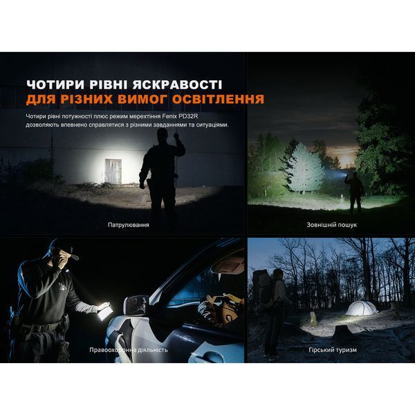 Ліхтар ручний Fenix PD32R PD32R фото