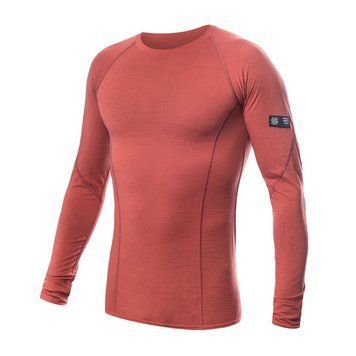 Термофутболка чоловіча Sensor Merino Active LS terracotta 23200037, SM11MA-terracotta-S SM11MA-terracotta-S фото