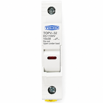 Тримач запобіжників DC TOMZN TOPV-32 1Р 1100V без індикатора авт.100 фото