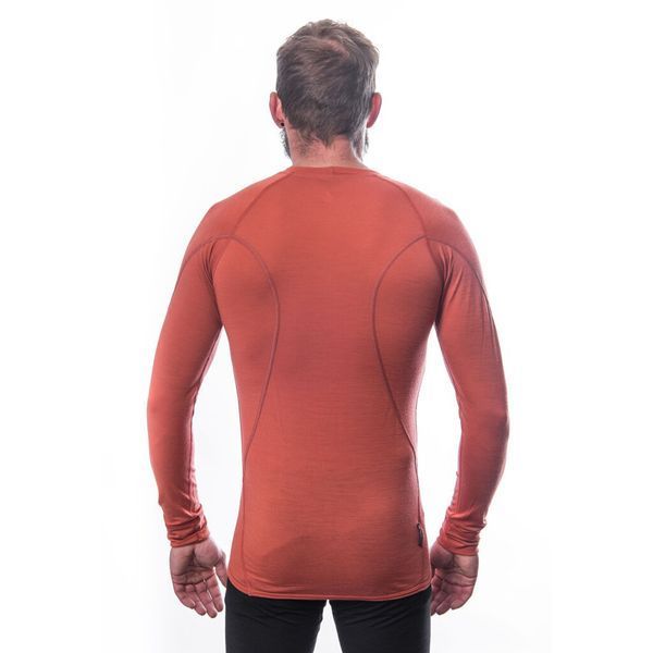 Термофутболка мужская Sensor Merino Active LS terracotta 23200037, SM11MA-terracotta-S SM11MA-terracotta-S фото
