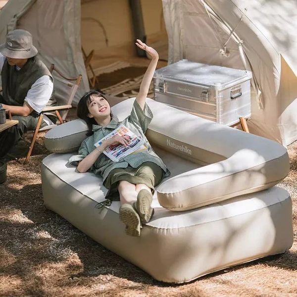 Диван, матрас надувний двомісний Naturehike NH22FCD07, надлегкий, 165x95x65 см, зі зйомною спинкою 6927595708620 фото