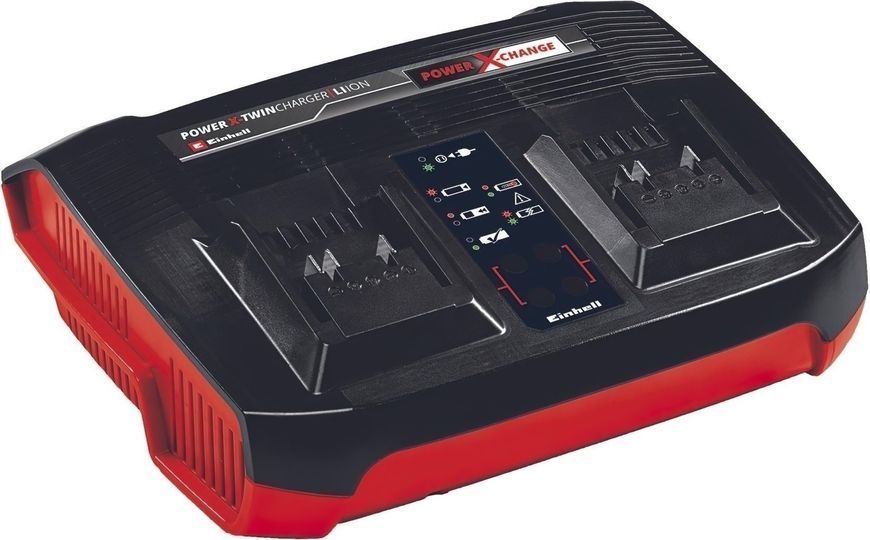Акумулятори + зарядний пристрій на два аккумулятори Einhell 18V 2x4.0Ah Twincharger Kit 2.2 кг 4514173 фото
