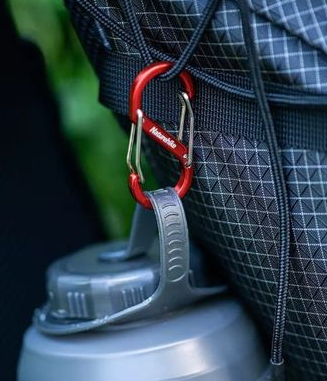 Карабин многофункциональный&nbsp;Naturehike&nbsp;S-type&nbsp;NH20GS004, 40 мм, 4 шт, красный 6927595747100 фото