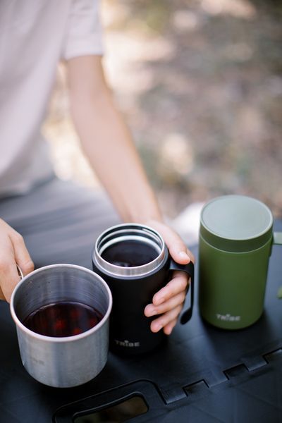 Чашка-термос Tribe Adventure Mug 450 мл T-FA-0032, olive T-FA-0032-olive фото