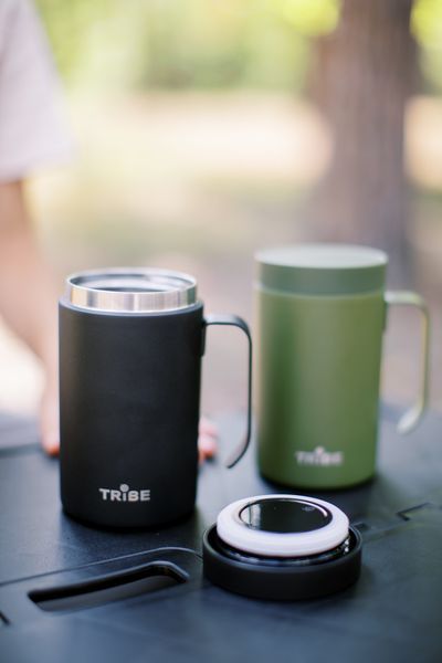 Чашка-термос Tribe Adventure Mug 450 мл T-FA-0032, olive T-FA-0032-olive фото