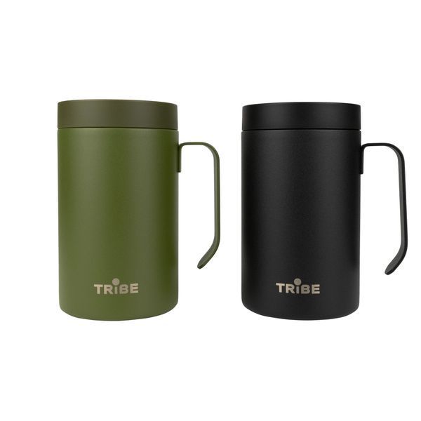 Чашка-термос Tribe Adventure Mug 450 мл T-FA-0032, olive T-FA-0032-olive фото