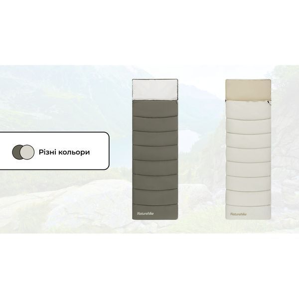 Спальный мешок Naturehike LD150 CNK2300SD016, темно-зеленый 6976023921773 фото