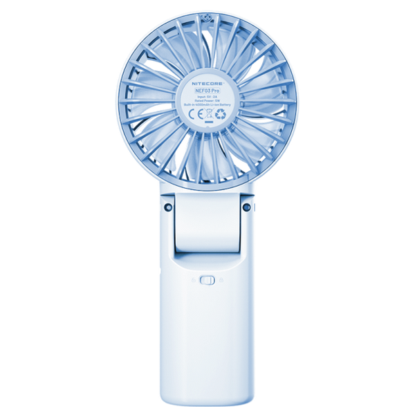 Ручний вентилятор з LED дисплеєм Nitecore NEF03 Pro (USB-C), синій 6-1547-pro_blue фото
