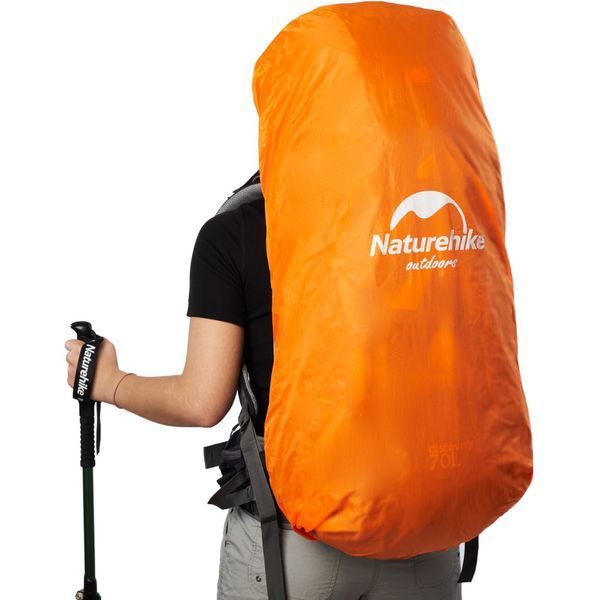 Рюкзак туристичний Naturehike NH70B070-B, 70 л + 5 л, чорно-сірий 6927595709009 фото