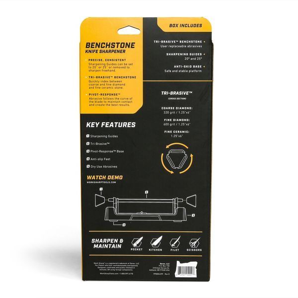 Work Sharp Точилка механическая Benchstone Sharpener WSBCHBSS-I WSBCHBSS-I фото
