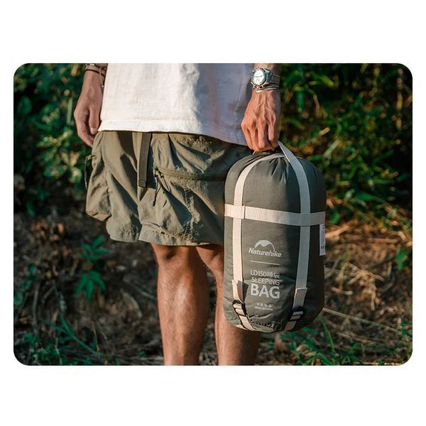 Спальный мешок Naturehike LD150 CNK2300SD016, темно-зеленый 6976023921773 фото