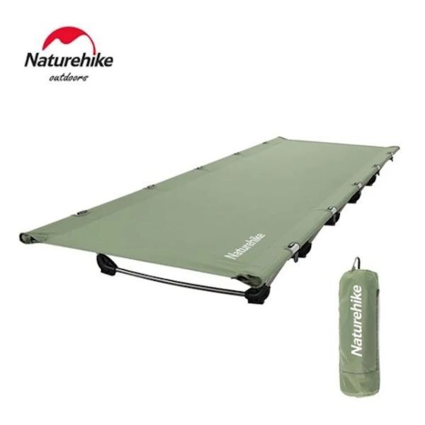 Ліжко складане Naturehike XJC05 NH20JJ001, Поліестер Oxford / алюміній, зелений 6927595768587 фото