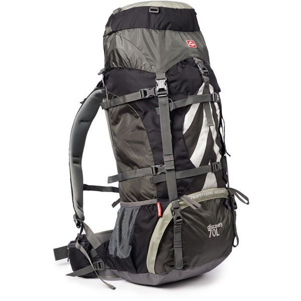Рюкзак туристичний Naturehike NH70B070-B, 70 л + 5 л, чорно-сірий 6927595709009 фото