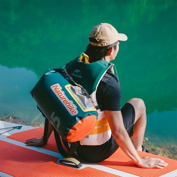 Водонепроникний чохол Naturehike CNK2300BS017, 25 л, темно-зелений 6976023925283 фото