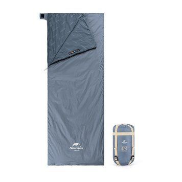 Спальник надлегкий Naturehike Ultralight LW180 NH21MSD09 правий, (15&deg;C), p-p XL, сіро-синій 6927595777978-R фото