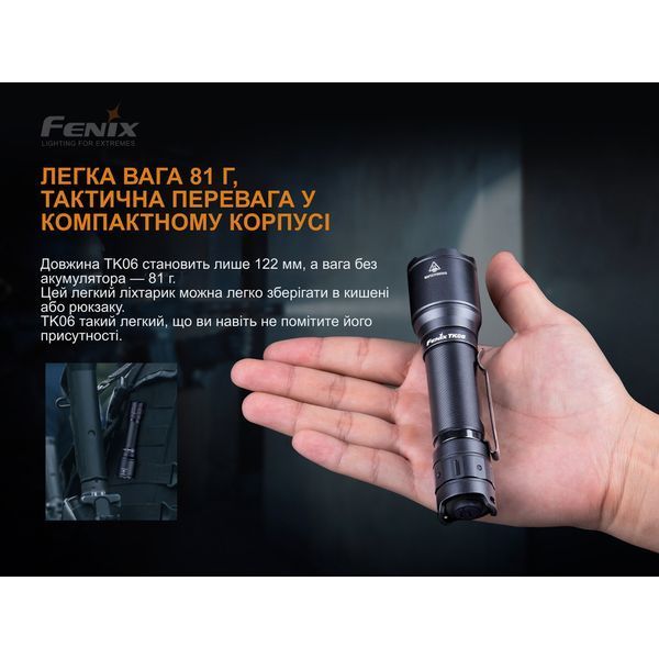 Фонарь ручной Fenix ​​TK06 TK06 фото