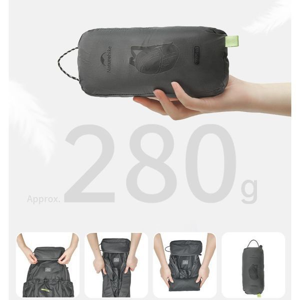 Рюкзак&nbsp;компактный Naturehike CNK2450XB026,&nbsp;20&nbsp;л, серый 6927595791820 фото