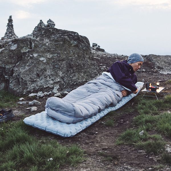 Матрас надувной одноместный UL Naturehike CNK2450WS012, 186*64, серый 6976507663359 фото