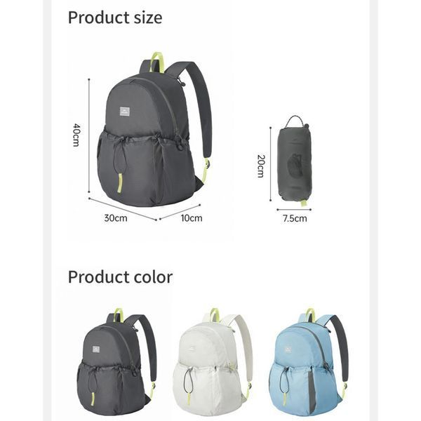 Рюкзак&nbsp;компактный Naturehike CNK2450XB026,&nbsp;20&nbsp;л, серый 6927595791820 фото