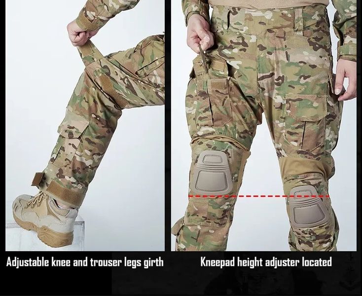 Штани IDOGEAR G3 V2 Combat Suit & Pants IG-PA3205 з наколінниками Multicam розмір ХL IG-PA3205 фото