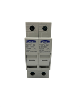 Держатели предохранителей DC TOMZN TOPV-32X 2Р 1100V без индикатора авт.102 фото