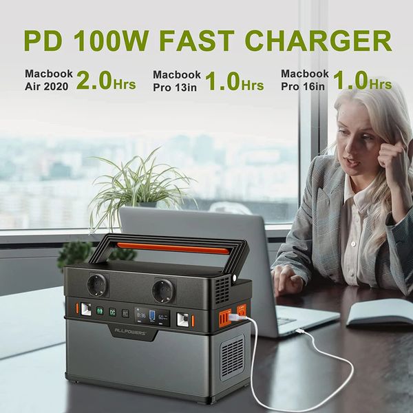 Аккумулятор портативный. Портативная зарядная станция ALLPOWERS S700 606Wh\h 164 000mAh (AP-SS-007) AP-SS-007 фото