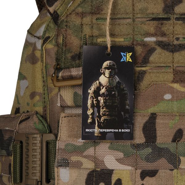 Плитоноска жіноча Warmor gen.3 FL (for Ladies). Без підсумків. Зі швидким боковим та верхнім скиданням (без плит). Мультикам. 4007 фото