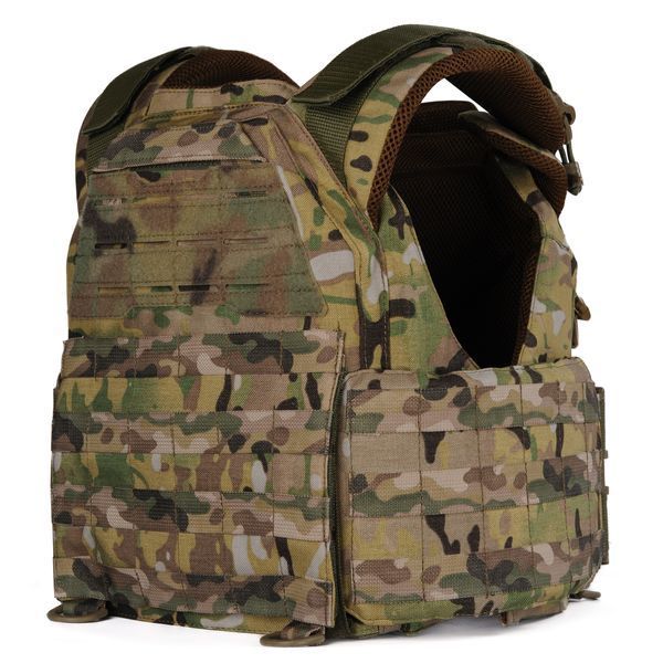 Плитоноска жіноча Warmor gen.3 FL (for Ladies). Без підсумків. Зі швидким боковим та верхнім скиданням (без плит). Мультикам. 4007 фото