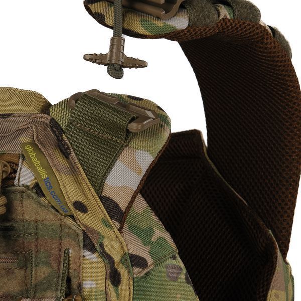 Плитоноска жіноча Warmor gen.3 FL (for Ladies). Без підсумків. Зі швидким боковим та верхнім скиданням (без плит). Мультикам. 4007 фото