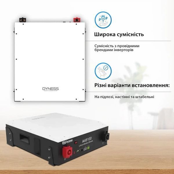 Аккумуляторный модуль Dyness A48100 48V, 100Ah, LiFePo4, 4.8kWh арт.502 фото