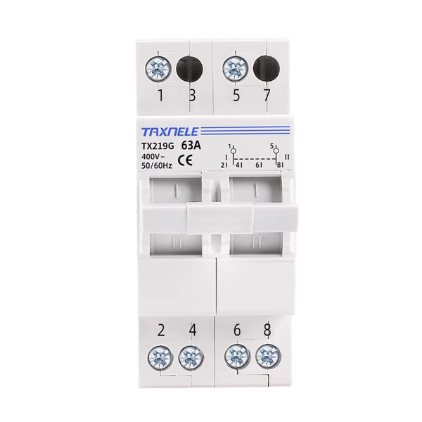 Ручний перемикач TAXNELE TX219G 2P 63A 400V 50/60Hz авт.5 фото