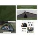 Палатка сверхлегкая одноместная с футпринтом Naturehike Cycling 1 NH18A095-D, 210T, темный зеленый 6927595735671 фото 10