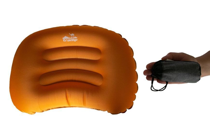 Подушка під голову Tramp Air Head помаранч 43х30см TRA-160 фото