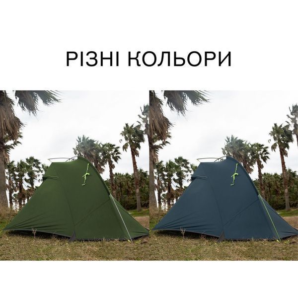 Палатка двухместная Naturehike Tagar NH17T180-J, темная зеленая 6927595793183 фото