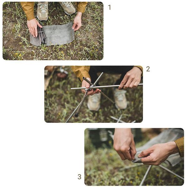 Чаша для костра Naturehike NH20SK001 20CJ складная 6927595749296 фото