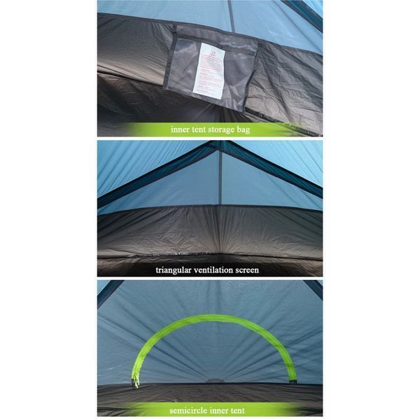 Палатка двухместная Naturehike Tagar NH17T180-J, темная голубой 6927595716182 фото