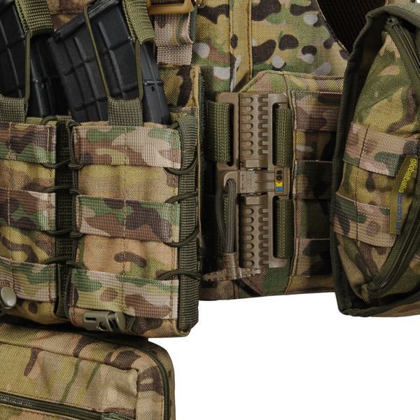 Плитоноска жіноча Warmor gen.3 FL MAX (for Ladies). З максимальним набором підсумків, швидким боковим та верхнім скиданням (без плит). Мультикам. 4009 фото