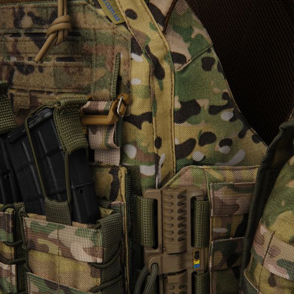 Плитоноска жіноча Warmor gen.3 FL MAX (for Ladies). З максимальним набором підсумків, швидким боковим та верхнім скиданням (без плит). Мультикам. 4009 фото