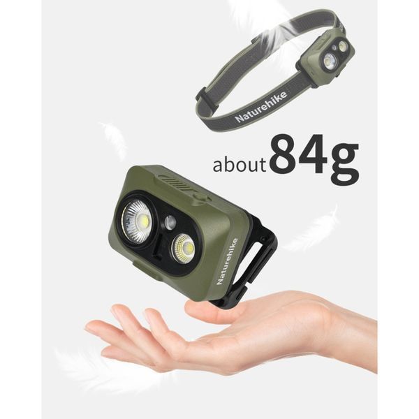 Ліхтар налобний Naturehike CNK2450ZM010, коричневий 6976507665452 фото