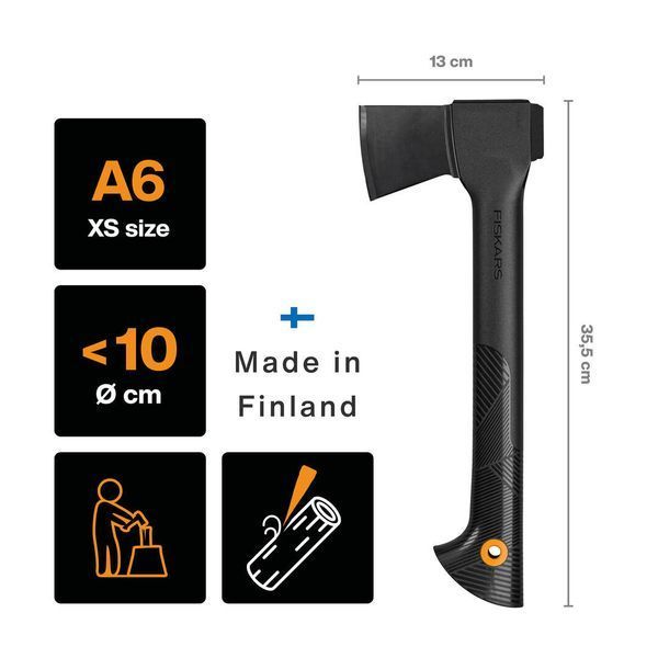 Сокира універсальний Fiskars Solid A6 (1052046) 1052046 фото