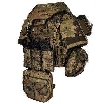Плитоноска жіноча Warmor gen.3 FL MAX (for Ladies) (без плит). З максимальним набором підсумків, захистом шиї та плечей по 1 класу ДСТУ. Мультикам. 4010 фото