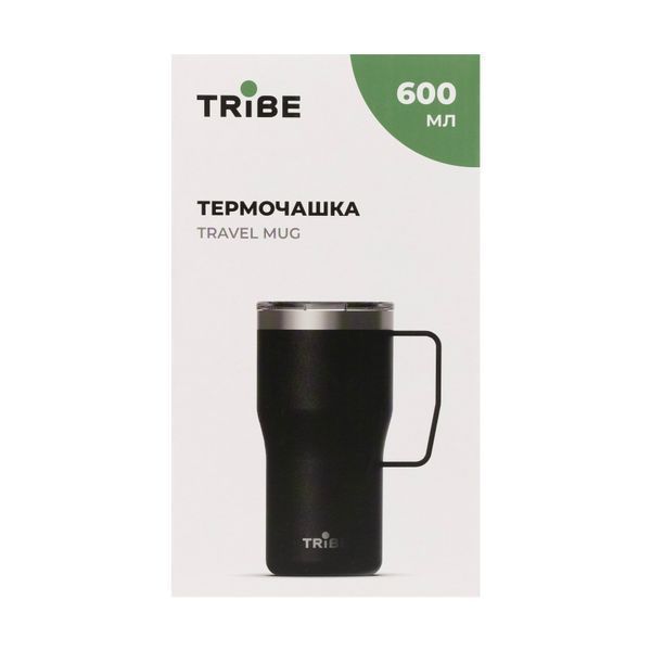 Термочашка Tribe Travel Mug 600 мл T-FA-0034, black T-FA-0034-black фото