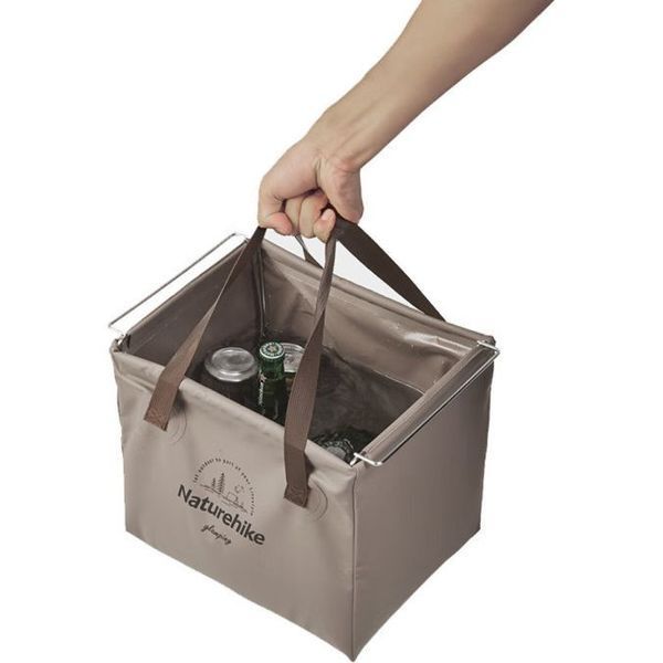 Складной контейнер для воды из ПВХ Naturehike CNH22SN002, 20л, темно-зеленый 6927595794951 фото