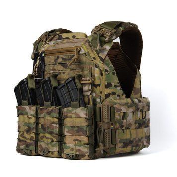 Плитоноска жіноча Warmor gen.3 FL (for Ladies). З підсумками під магазини АК і швидким бічним і верхнім скиданням (без плит). Мультикам. 4011 фото