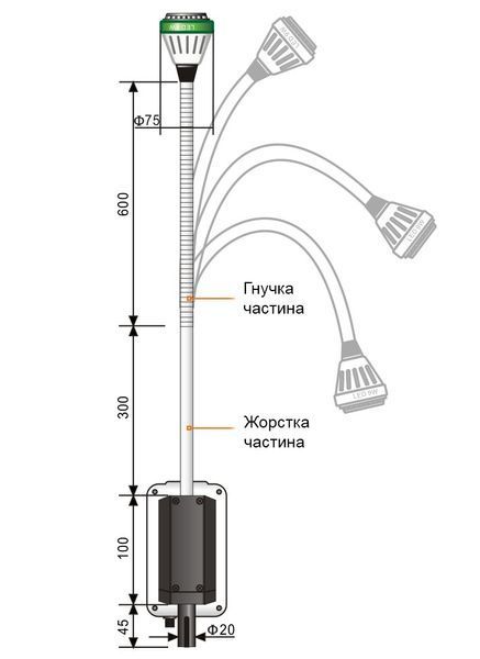 Світильник KD-202B-3 BM0615 фото