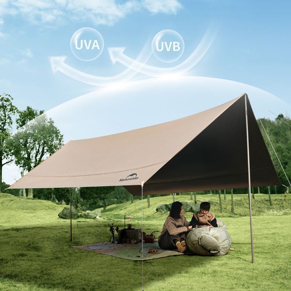 Тент універсальний Naturehike CNK2350WS015, розмір L, бежевий 6976023926334 фото