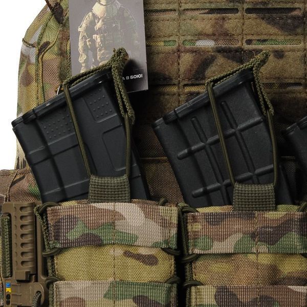 Плитоноска жіноча Warmor gen.3 FL (for Ladies). З підсумками під магазини АК і швидким бічним і верхнім скиданням (без плит). Мультикам. 4011 фото